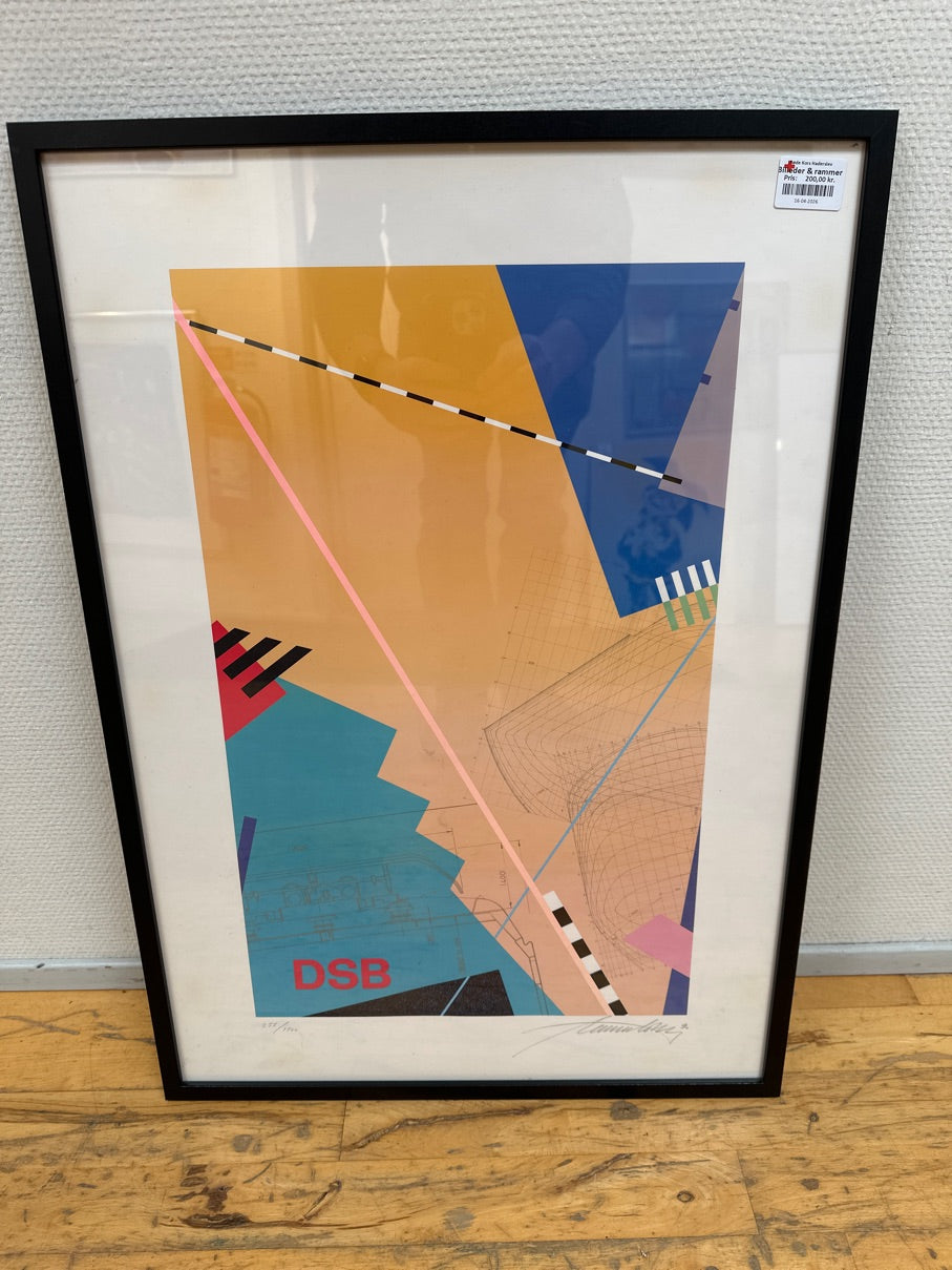 Litografi - Ernst Lohse - DSB